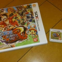 値下げします。任天堂3DS ワンピースUNLIMITED WORLD Rのサムネイル