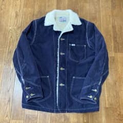 LEE × DUFFER　ネイビー コーデュロイ カバーオール LEE × DUFFER ダファー ネイビー コーデュロイ カバーオール - メルカリ