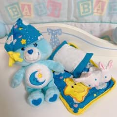 ケアベア ベッドタイムベア ぬいぐるみ 布団セット 完品 2004年 - メルカリ