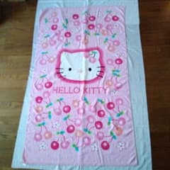 激レア ハローキティ 大人用 タオルケット チェリー キティ - メルカリ