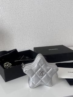 限定特価！レア！シャネル chanel 星型バッグ シルバーポーチ - メルカリ