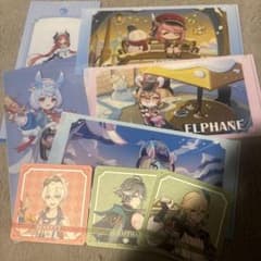 原神 スイパラ コラボカフェ コースター クリアファイルセット - メルカリ