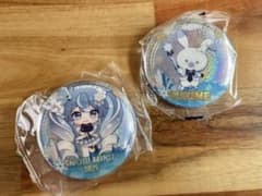 SNOWMIKU 2025 유키미쿠 유키네 캔 배지 2종 세트