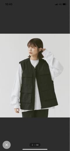 Loose military nylon vestルーズミリタリーナイロンベストのサムネイル