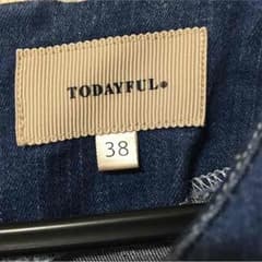 todayful デニムペプラム オールインワンのサムネイル