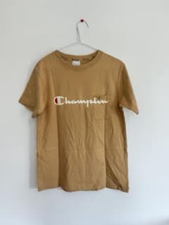 Champion ロゴ入りブラウンTシャツのサムネイル