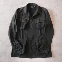 RRL ブラックファティーグフィールドジャケット M ガーメントダイ
