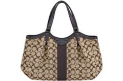 【週末発送】COACH シグネチャー トートバッグ ブラウンのサムネイル