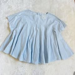 極美品♪ビアズリー フレアブラウス ゆったり 立体半袖チュニック