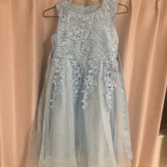 キッズ ドレス ライトブルー 130cm 発表会 結婚式のサムネイル