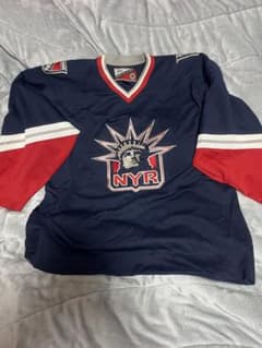 【訳あり】90s NHL レンジャース 自由の女神 XL シミありのサムネイル