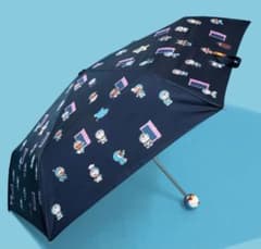 100％ドラえもん＆フレンズ展 カーペット　晴雨兼用折りたたみ傘　2点セット m74105975949_1.jpg?1775996104