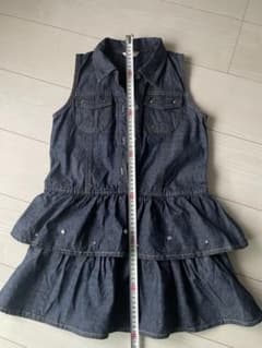 【美品】キッズデニムワンピースのサムネイル