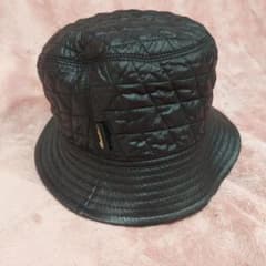☆美品☆ボルサリーノキルティングバケットハット ブラック