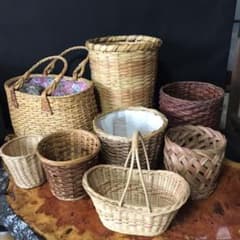 竹かご バッグ等 まとめ売りのサムネイル
