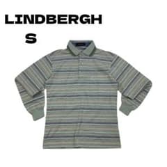 【美品】LINDBERGH リンドバーグ ポロシャツ S グリーン系 メンズ