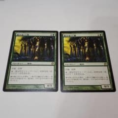MTG　テーロス　森の女人像　日本語　2枚セットのサムネイル