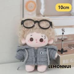 10cm 着せ替え ぬい服 小さい 星組 パーカー 推し活 ぬい-E091