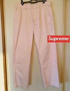 supreme  シュプリーム　ワークパンツ　ピンク　レアのサムネイル