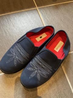 美品 Tomo & Co トモアンドシーオー スリッポン カンフーシューズ 