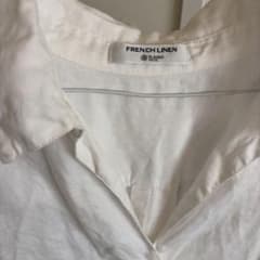 nano base FRENCH LINEN 長袖シャツ ホワイトのサムネイル