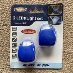 2 LEDs Light set YH008-2 自転車用ライト - メルカリ