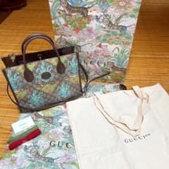 GUCCIタイガーtiger /GGスプリーム/モノグラムプリントバッグ - メルカリ