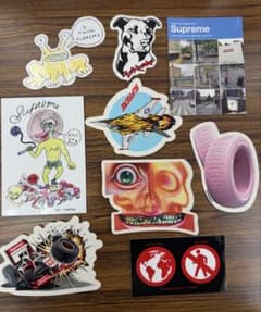 Supreme ステッカー セット 9枚 - メルカリ
