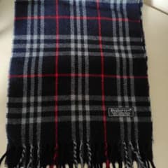 美品　バーバリー マフラー　本物鑑定済みのサムネイル