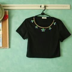 EVRIS♡ビジューショートTシャツのサムネイル