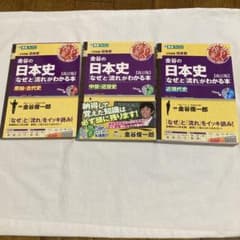 金谷の日本史「なぜ」と「流れ」がわかる本 3冊　CDは3冊ともありませんのサムネイル