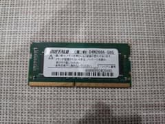 MV-D4N2666-S8G ノート メモリ BUFFALO 8G DDR4 - メルカリ