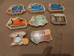 Thomas the Tank Engine Wooden Building Blocks, Educational Toy, Number Play Set (Box not included)