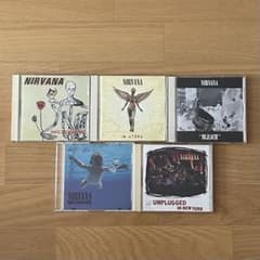 【5枚セット】Nirvana ニルヴァーナ 国内盤 帯付き CD まとめ売りのサムネイル