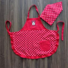 Disney Minnie Mouse エプロン 三角巾 セット　130のサムネイル