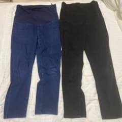 ユニクロ　マタニティ　レギンス　Mサイズ　2本セットのサムネイル