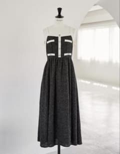 herlipto Verona Tweed Long Dress - メルカリ
