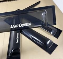 前席ロゴ入りの4枚セット】ランクル70再再販ドアバイザー。 - メルカリ