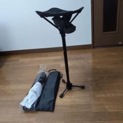 モバイルチェア ポータブル アウトドアチェア 三脚 折りたたみ式(2セット)のサムネイル