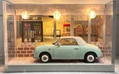 国産名車 1/24 フィガロ 風景 コンビニ ジオラマ ケース FIGARO 国産名車 1/24 フィガロ 風景 コンビニ ジオラマ ケース FIGARO - メルカリ