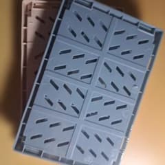 収納ボックス グレー ピンク 2色セットのサムネイル