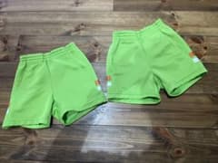 わいわいクラブ　体操服 ショートパンツ アップルグリーン 2枚セットのサムネイル