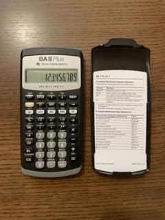 Texas Instruments BA II Plus 電卓 (ケース付き)のサムネイル