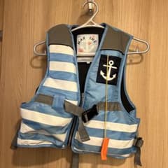 MARINE ライフジャケット 青/白のサムネイル