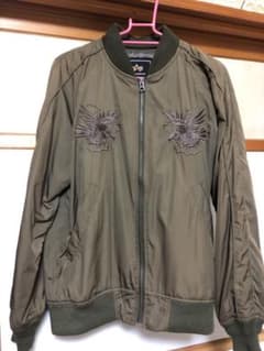 ALPHA INDUSTRIES スカジャン ma-1のサムネイル