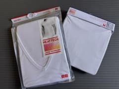 新品　未使用　ヒートテック　ホワイトシャツ Mサイズのサムネイル