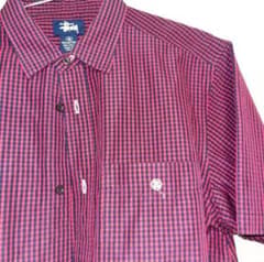 Stussy 半袖シャツ M 赤黒のサムネイル