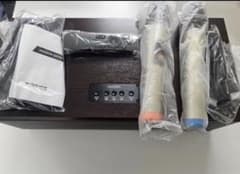 【新品未使用】HANZON サウンドシステム ホームカラオケ　無線マイク2本付のサムネイル