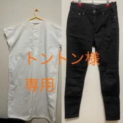 スキニーパンツ 黒 JEANASISのサムネイル