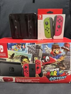 Nintendo Switchスーパーマリオオデッセイセット ジョイコン4本 - メルカリ